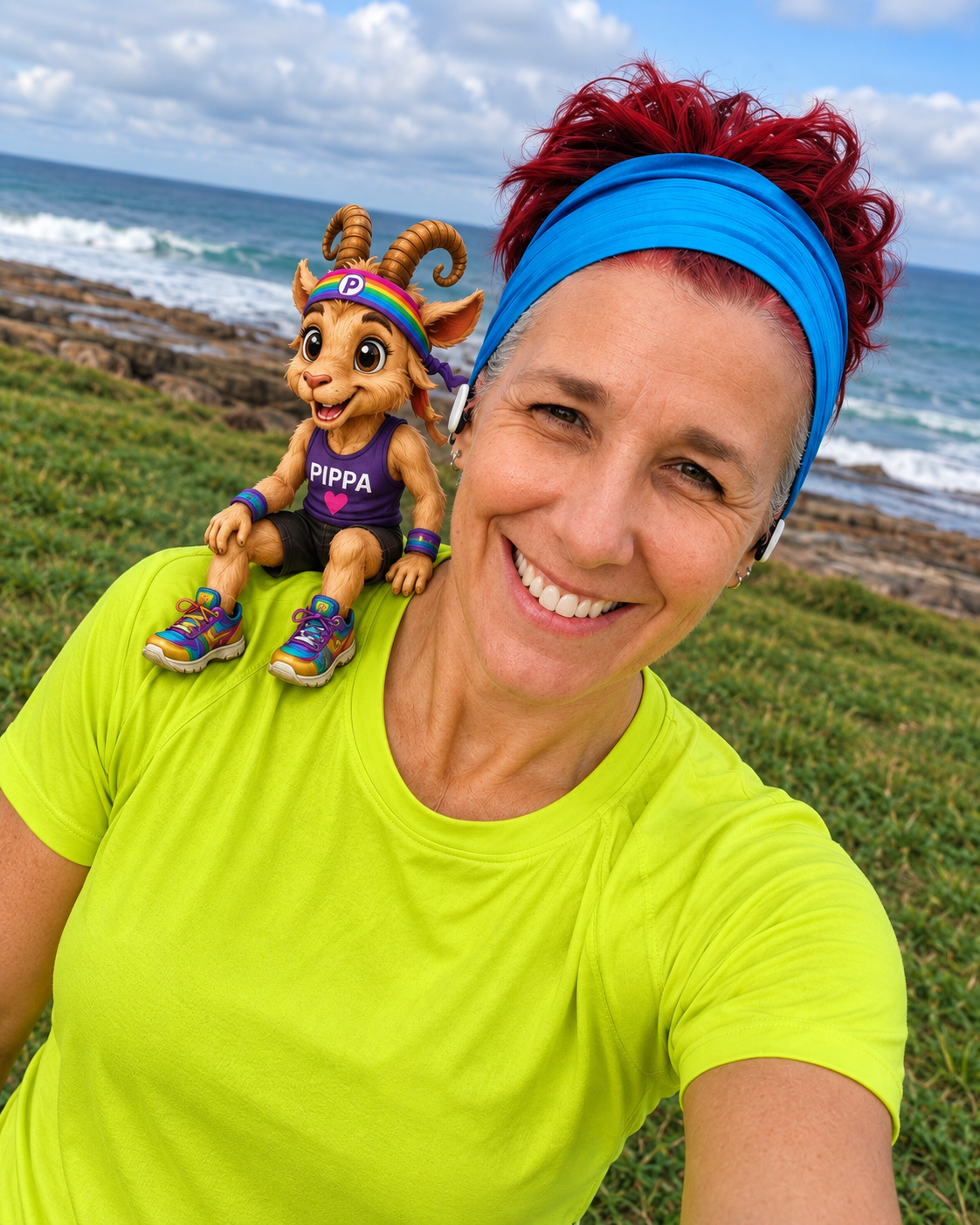 Becki Henderson with Pippa
